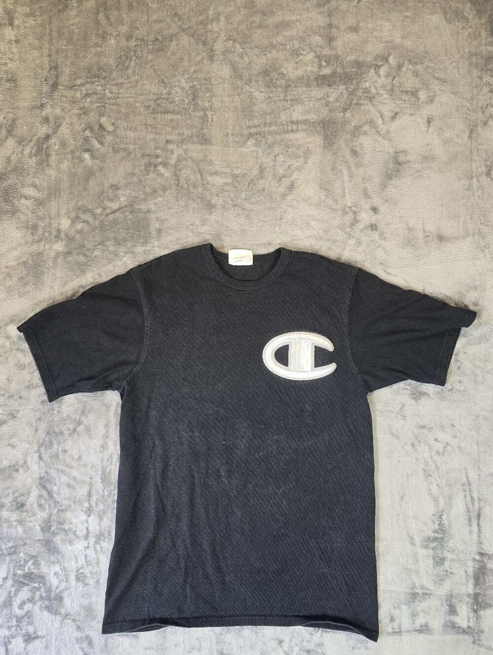 Champion Crest T Shirt Size Small Black